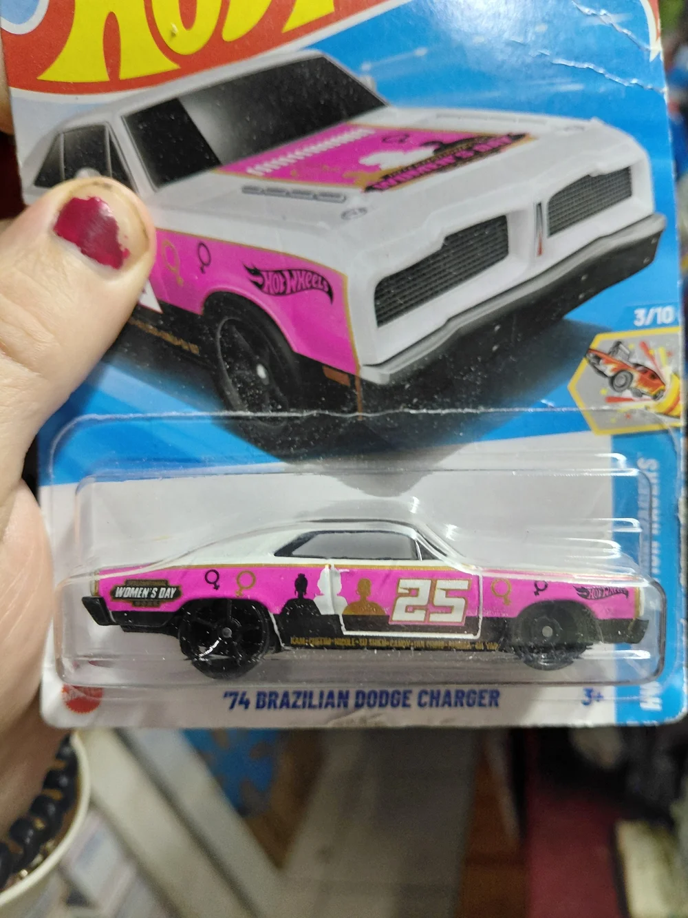 2025 Hot Wheels '74 Brazilian Dodge Charger from the HW Celebration Racers serie